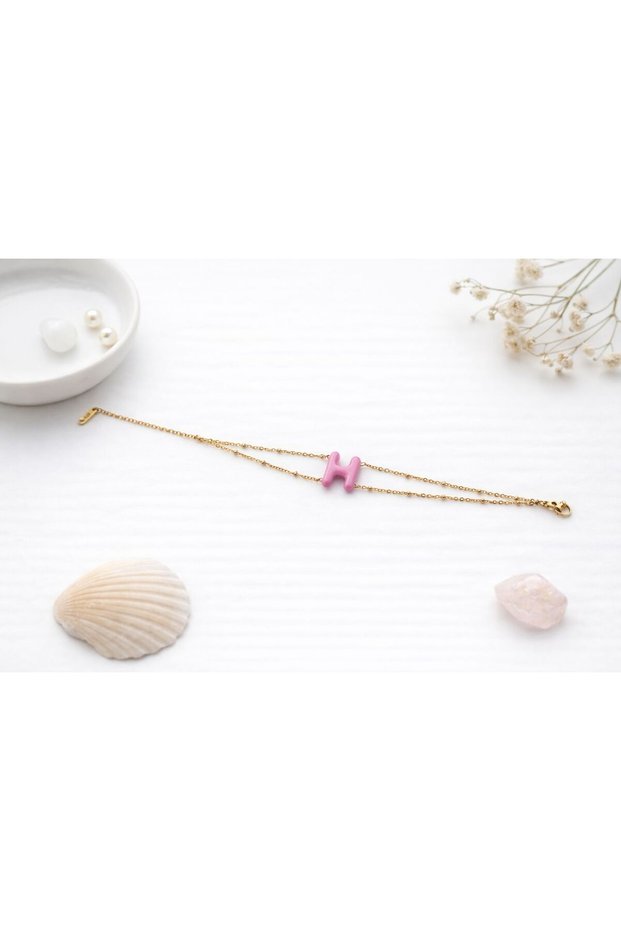 Letter Steel Bracelet for Women
