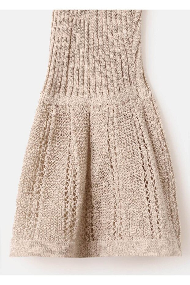 Volanlı triko hırka - 5