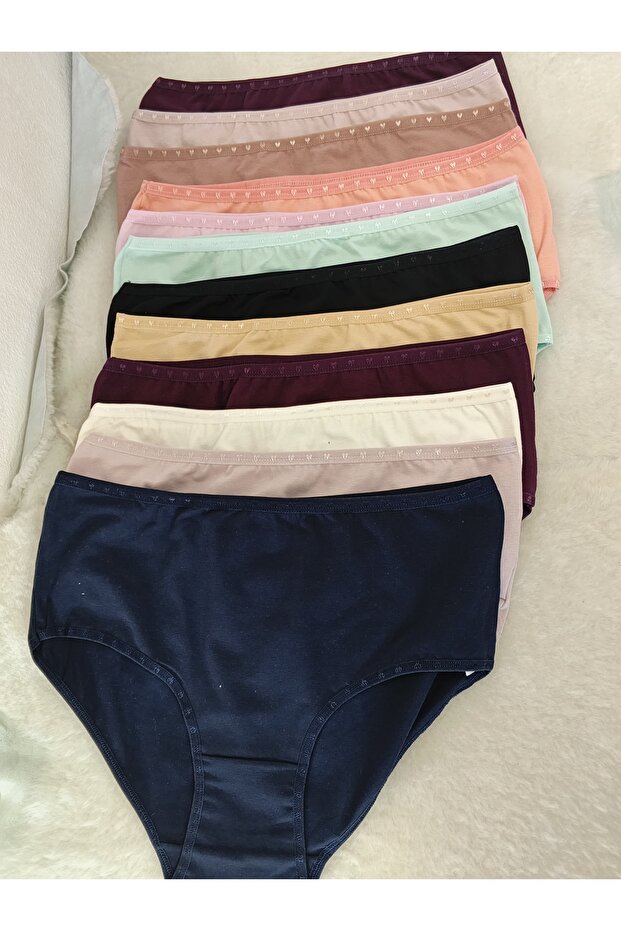 High Waist Cotton Bato 3-Piece Women's Panties