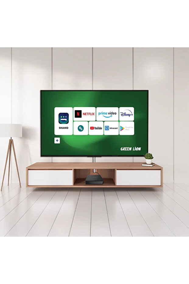 جهاز استقبال تلفزيون أندرويد بدقة 4K مع جهاز تحكم عن بعد - 2