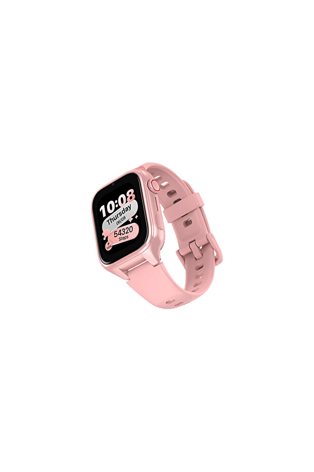 2KSW02P Kidi GPS 4G Sim Kartlı Akıllı Çocuk Saati Balerin Pembesi - 2