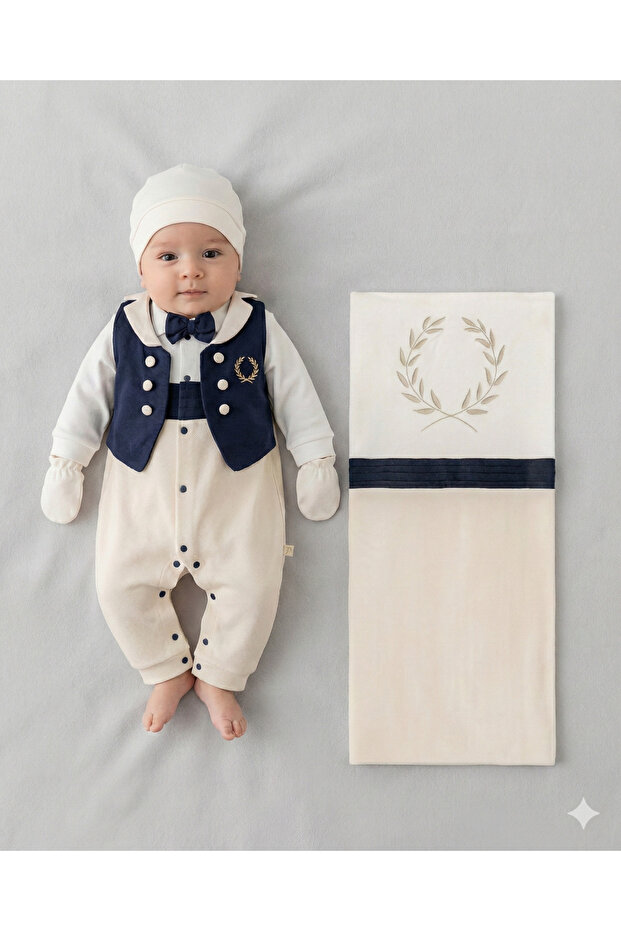 Armalı Baby Boy 4-Piece Hospital Release Gift Set