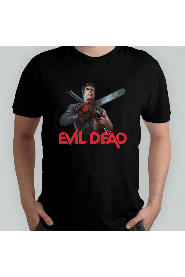Evil Dead Unisex 100% Cotton Crewneck T-Shirt