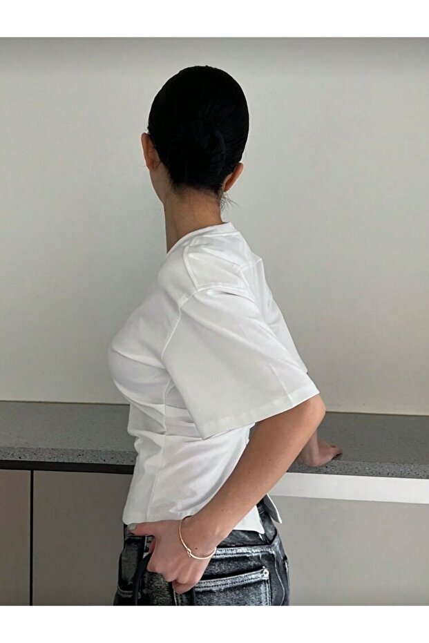 CHIC YIRTMAÇ DETAYLI BLUZ - 4