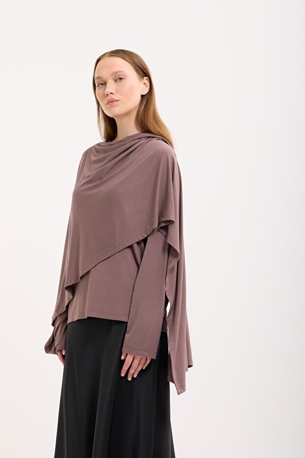 Şallı Bluz Toprak - 8