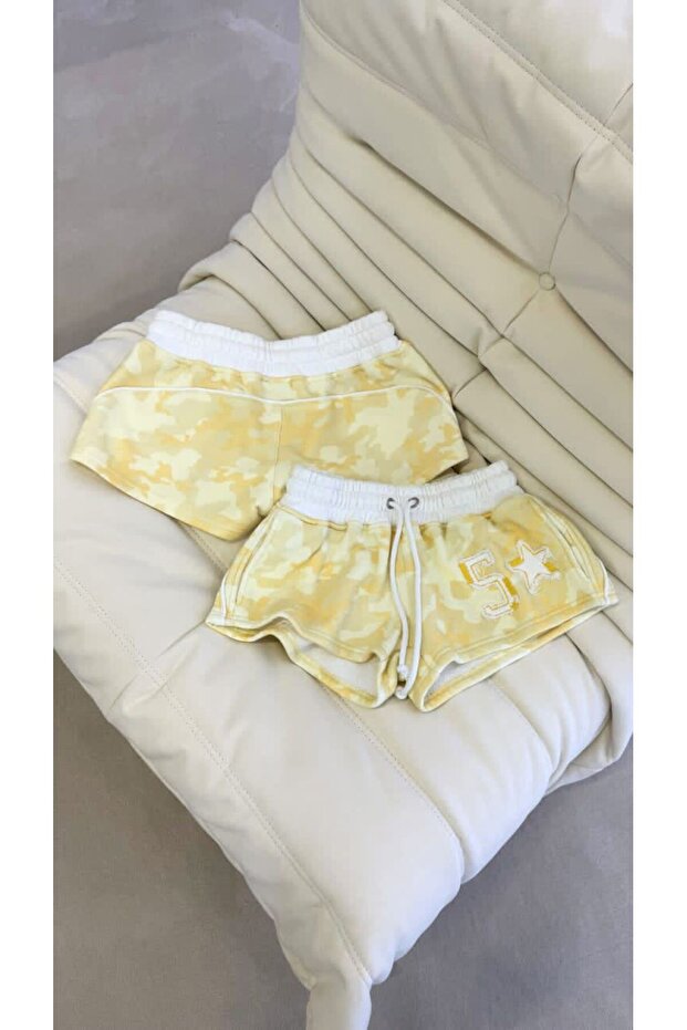 CAMO STRAPLEZ ŞORT TAKIM - 4