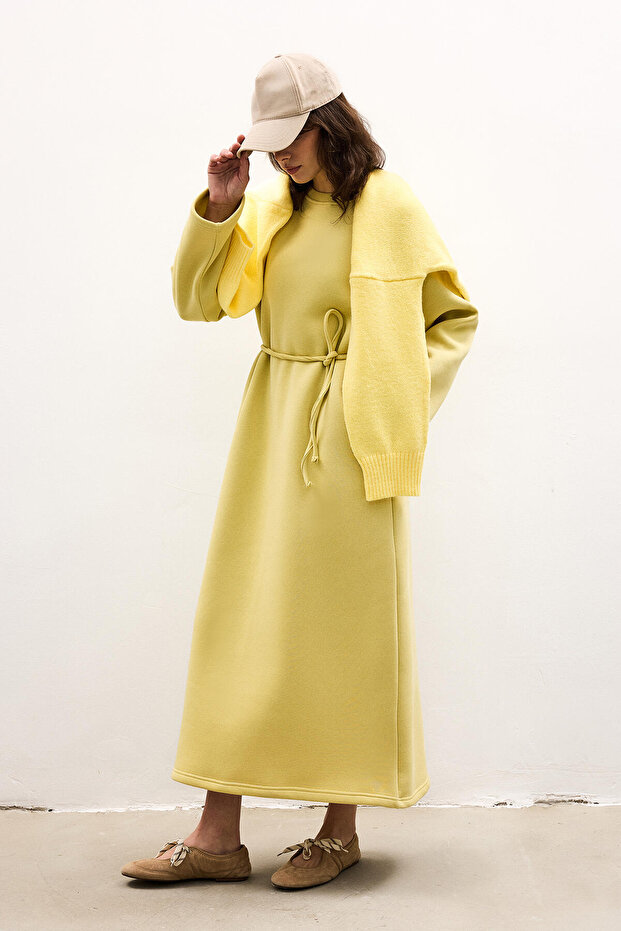 REGLAN KOL ÖRME ELBİSE - 3