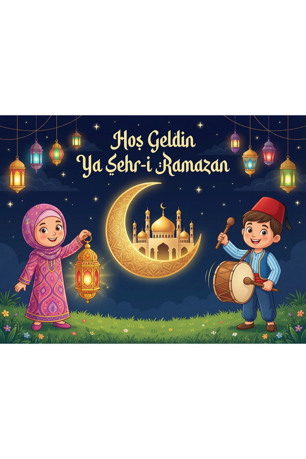 Ramazan Tablo - Poster Dini (Model- 67) - 2