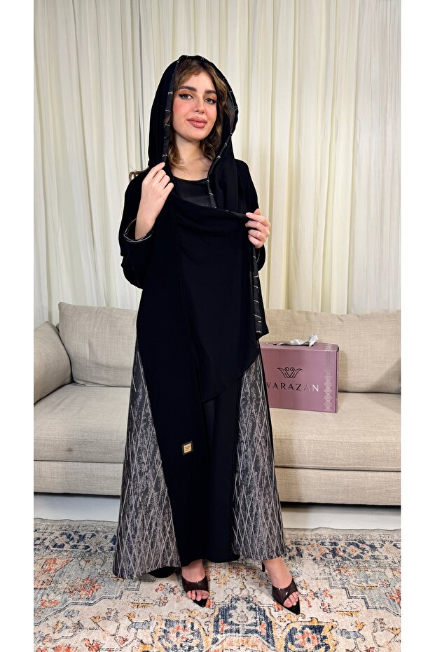 Abaya with a side cut - 5