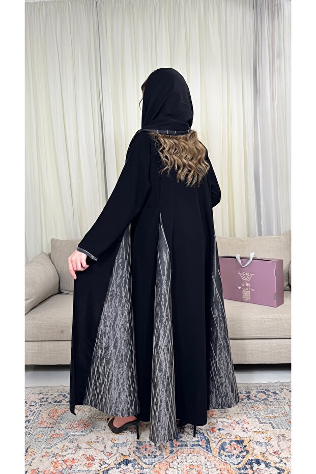 Abaya with a side cut - 2