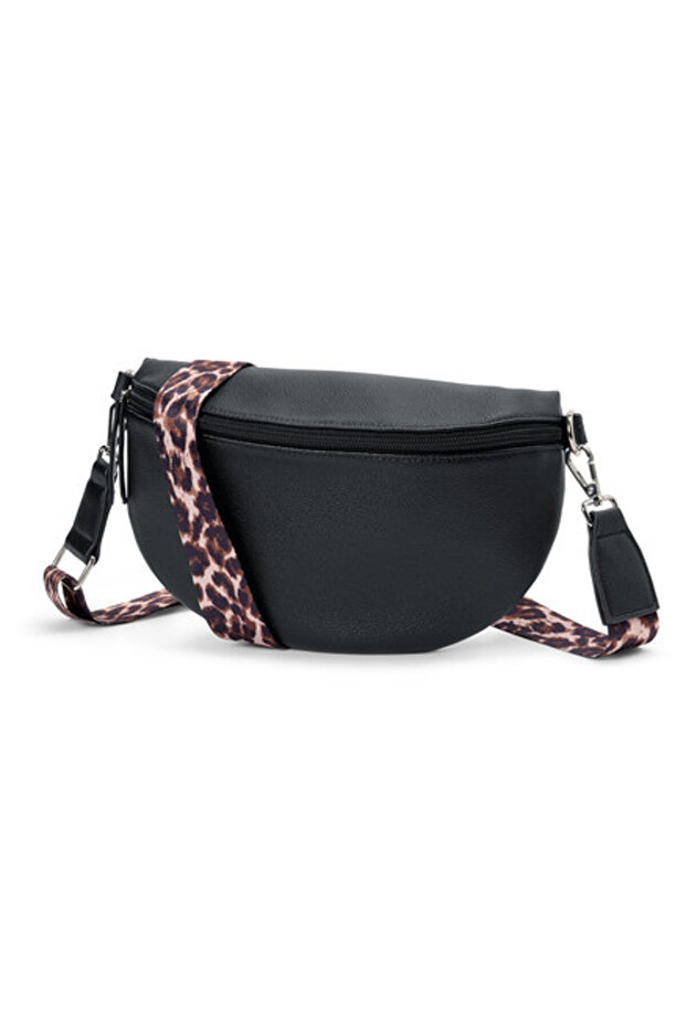 Kadın Çapraz Askılı Çanta, Siyah - 2