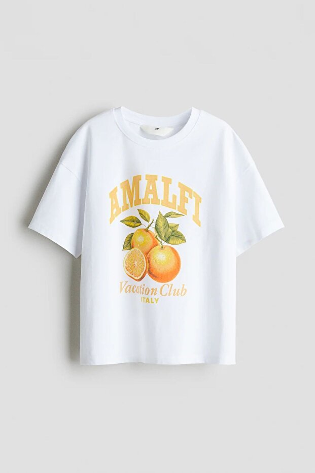 Women's Text Printed T-Shirt – Round Neck, Short Sleeve, Casual