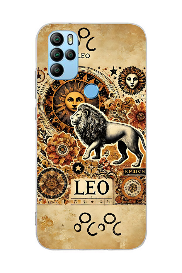 حافظة هاتف شفافة بنمط الأسد من جينيرال موبايل GM 21 Pro متوافقة مع هاتف جينيرال موبايل - 1