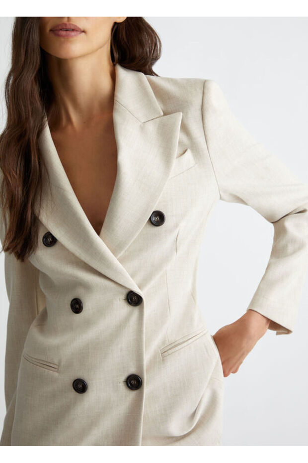 Bej Blazer Ceket - 3