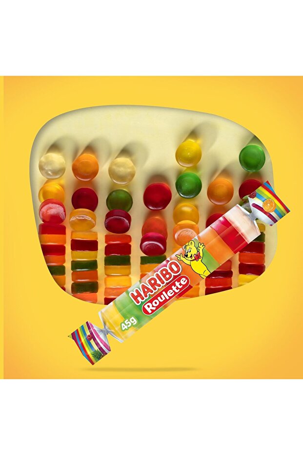 Mega Roulette Candy, 45g - 2