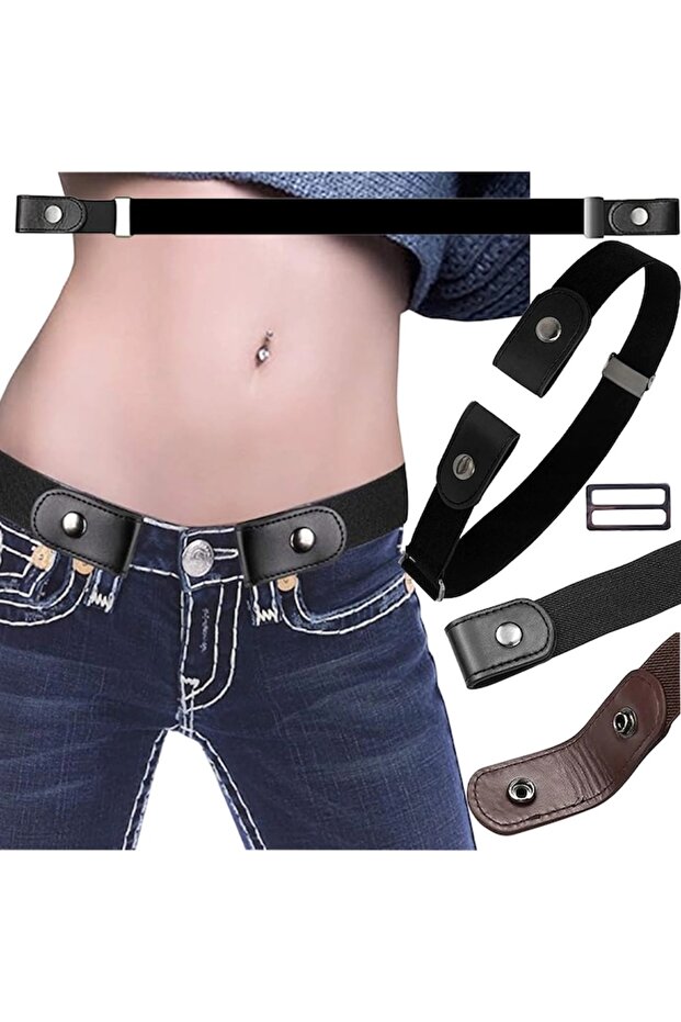 Дамски еластичен колан за панталони - 2