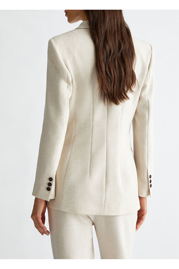 Bej Blazer Ceket - 2