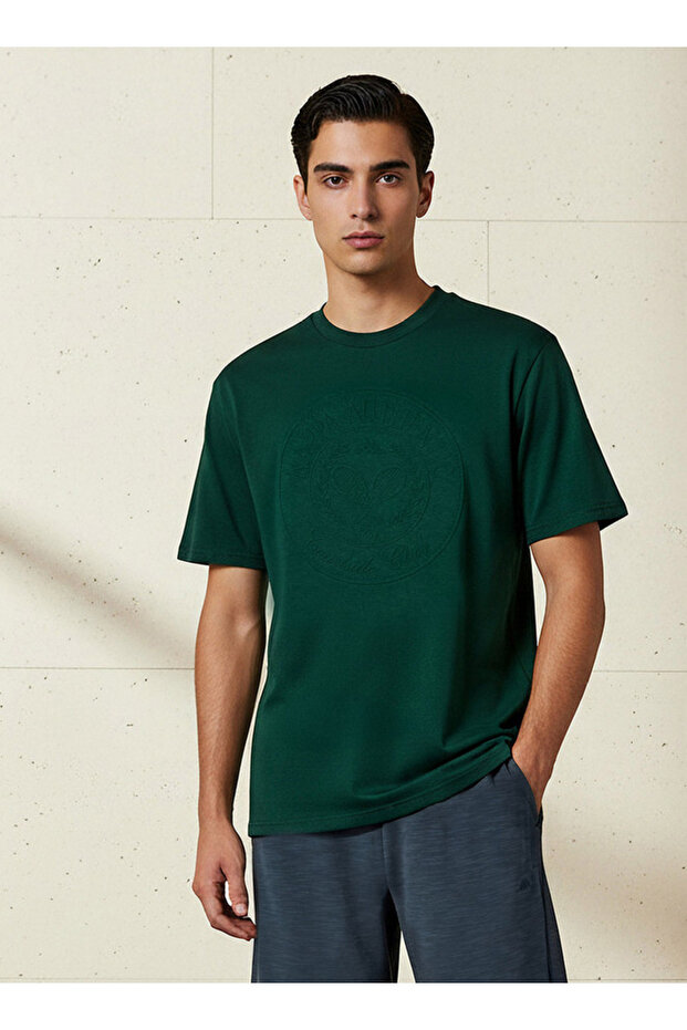 Men Embossed T-shirt