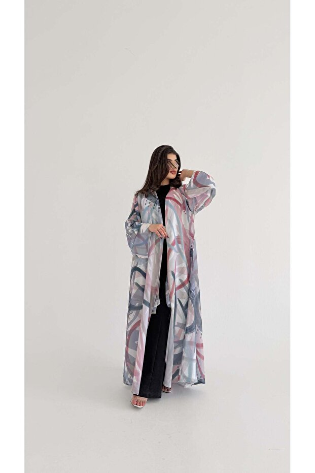 MWT1075 - عباية طباعة | Printed Abaya - 3