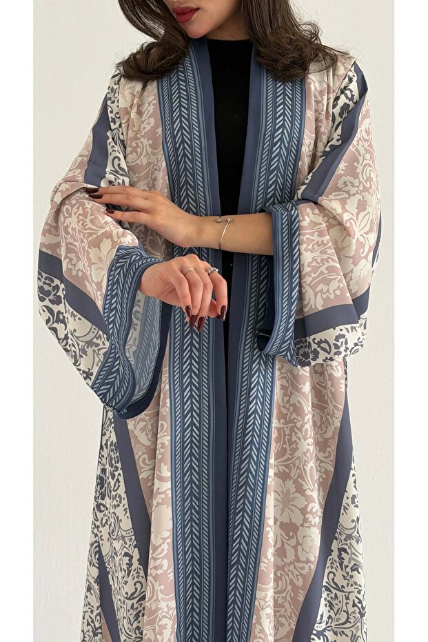 MWT1066 -عباية طباعة | Printed Abaya - 2