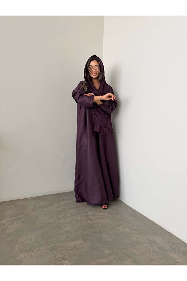 MWT1054 - عبايه موفي لنن - 2