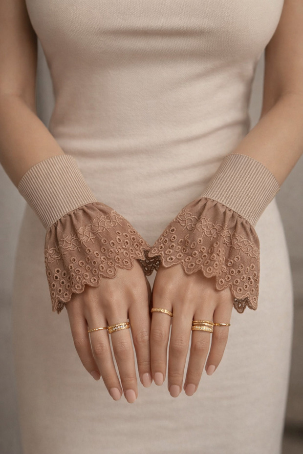 Coffee Short-Sleeved Sleeve Accessories