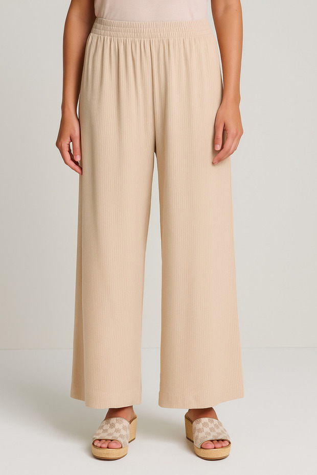 بنطال واسع الساقين سهل الارتداء - 1