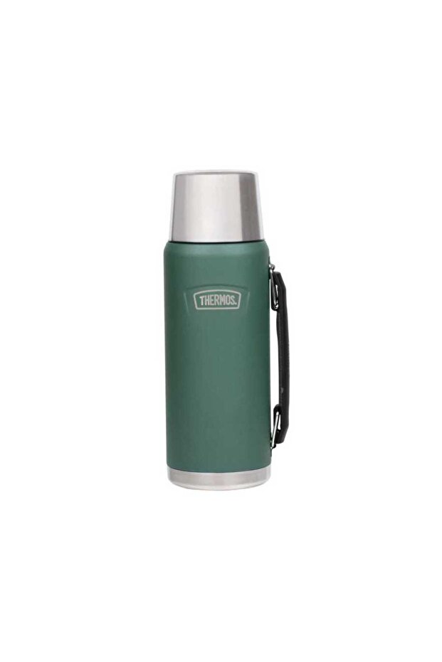 Icon Steel Thermos with Handle 1.2Lt Green 24 Hours