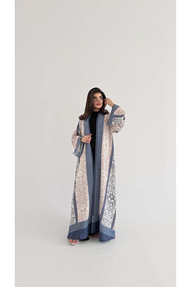 MWT1066 -عباية طباعة | Printed Abaya - 3