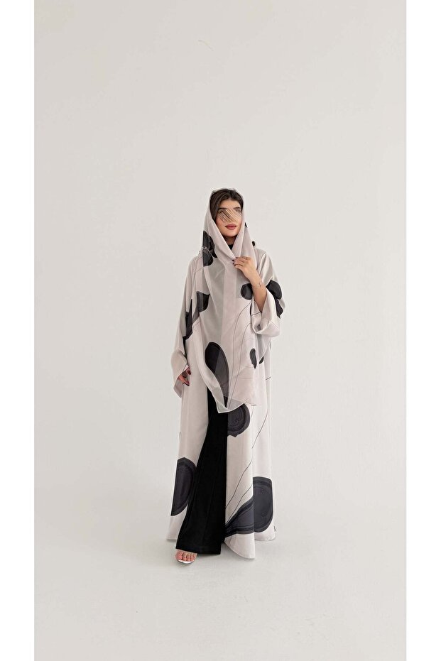 MWT1068 -عباية طباعة | Printed Abaya