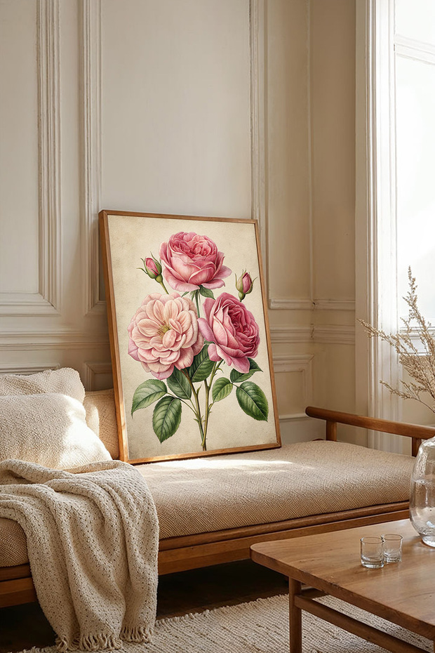 One Piece Wooden Framed Painting Tk3038