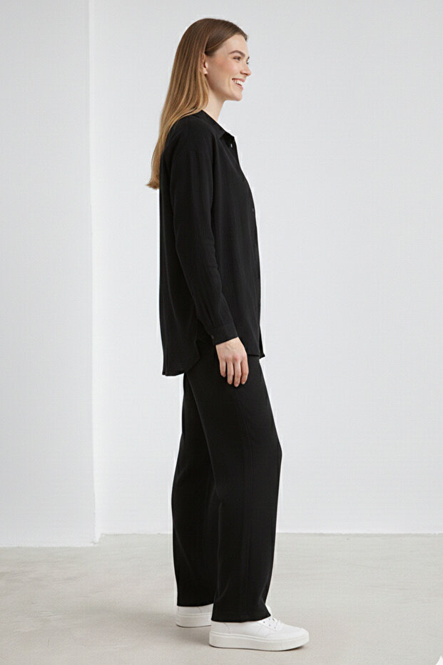 طقم مزدوج B6710 أسود - 2