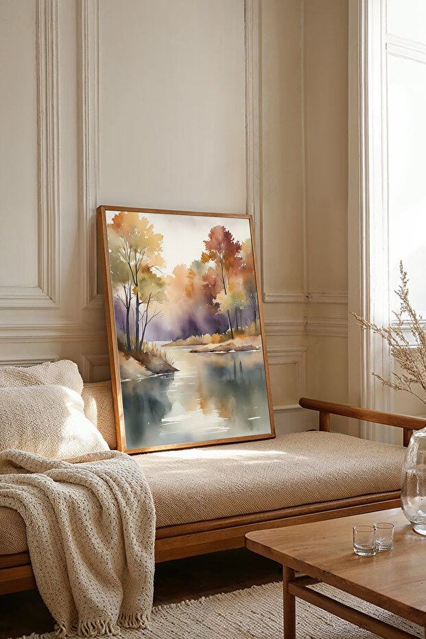 One Piece Wooden Framed Painting Tk3015