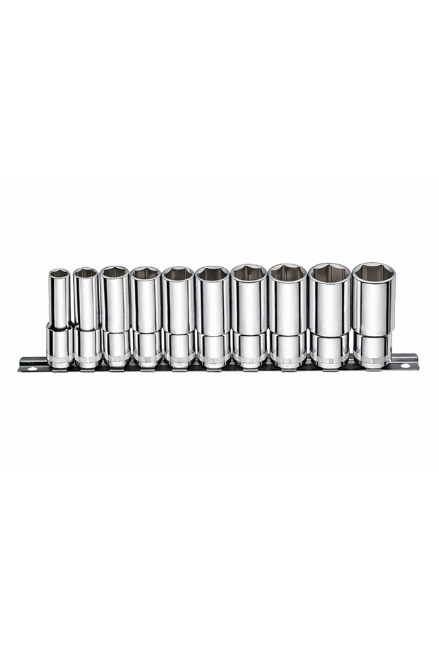 3/8 Six Corner Deep Socket Set 10 Pieces