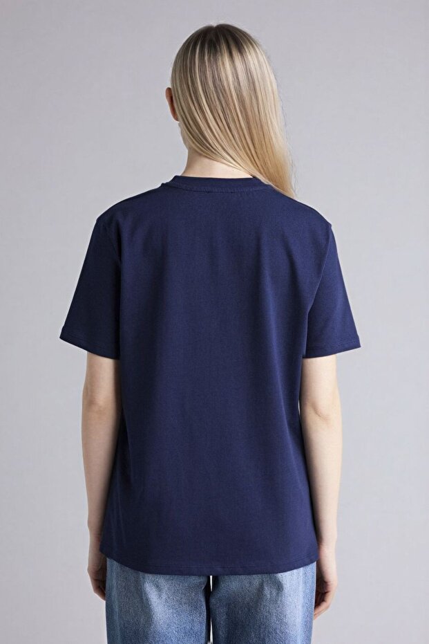 Kadın T-shirt A9428AX/NV251 NAVY - 4