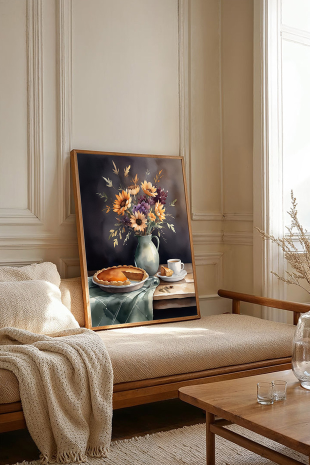 One Piece Wooden Framed Painting Tk3021