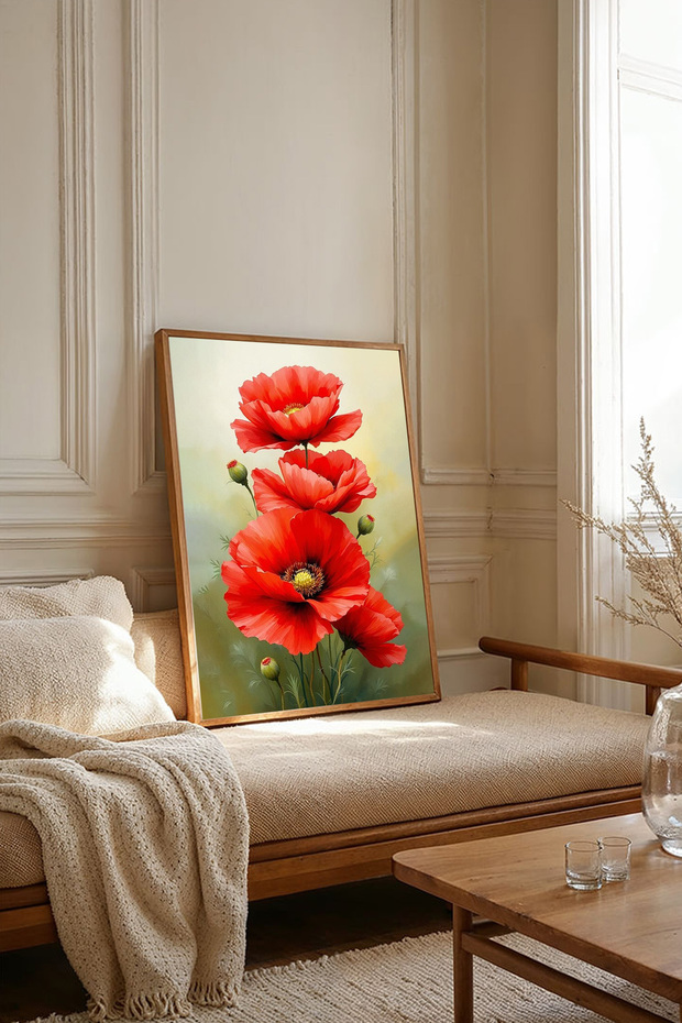 One Piece Wooden Framed Painting Tk3097