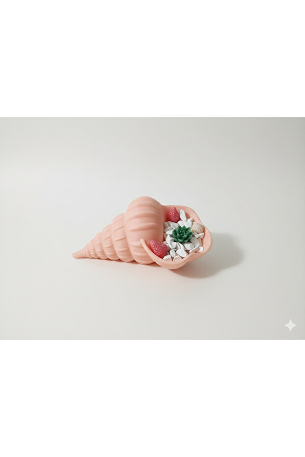 Giant Seashell Decorative Object - Vase - Flower Pot - Living Room Accessory