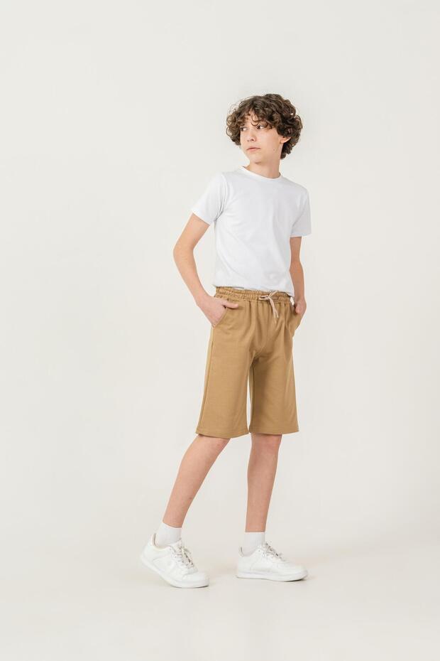 شورت فلات بيسك 2 إيب للأولاد - 2