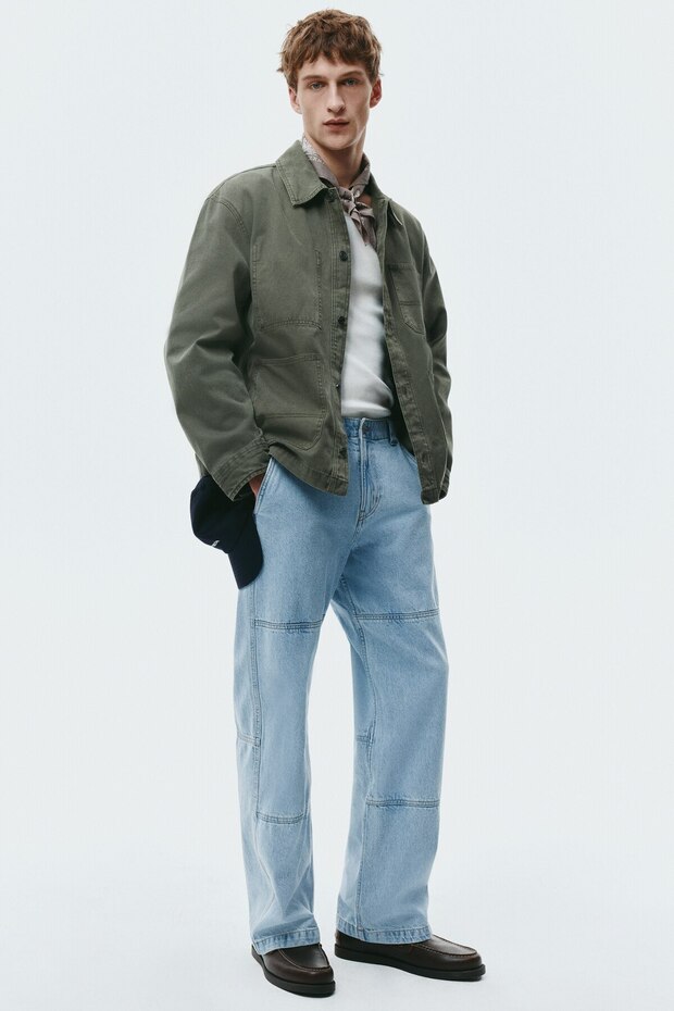Loose Fit Worker Jeans