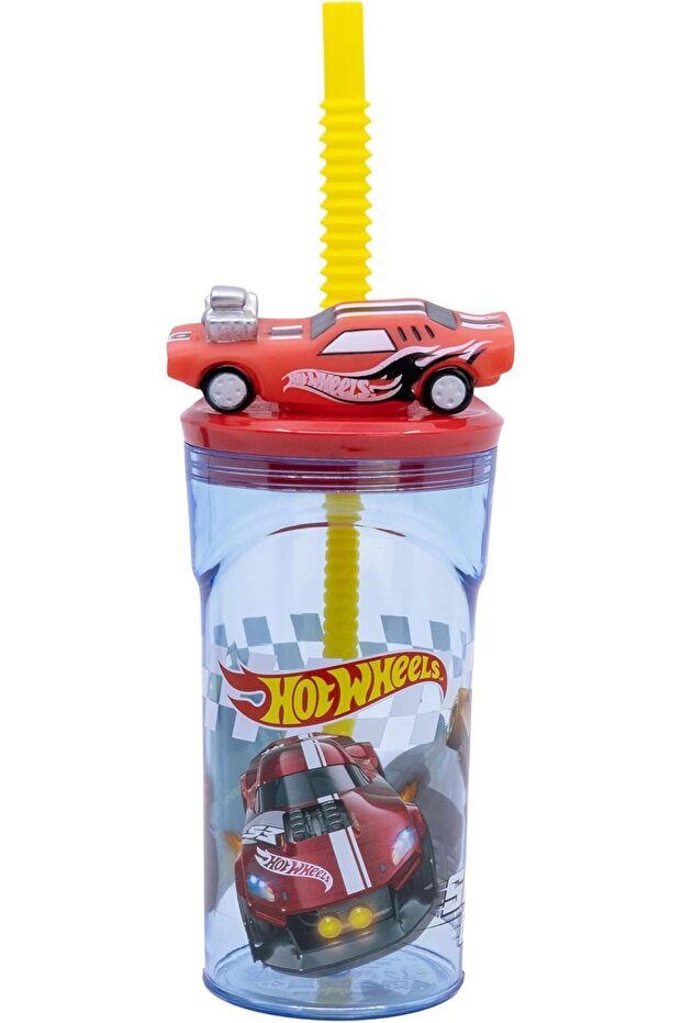3D Figurine Tumbler 360 ML Hotwheels Blue Fire