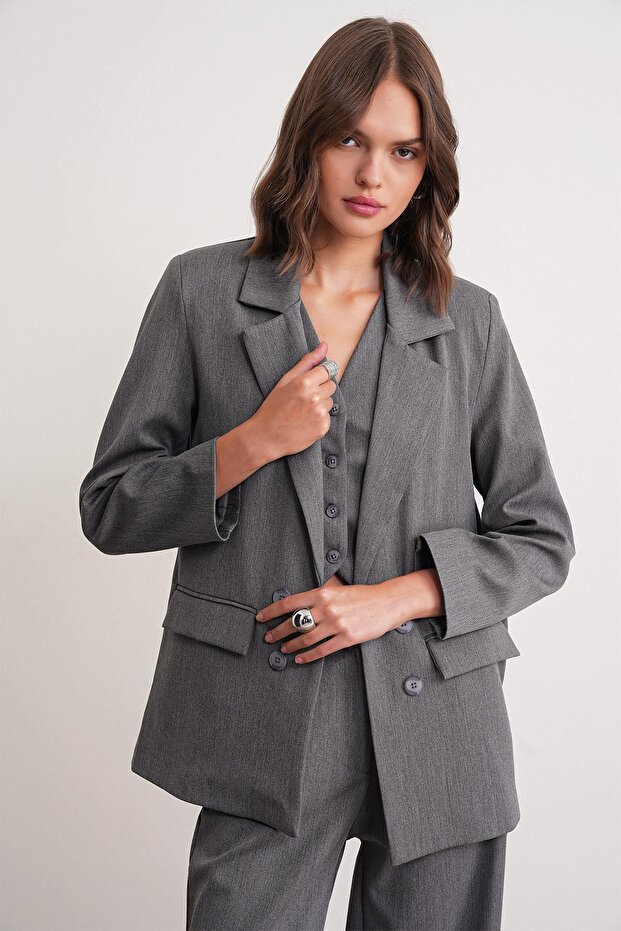 Mixray Suit Blazer - 1
