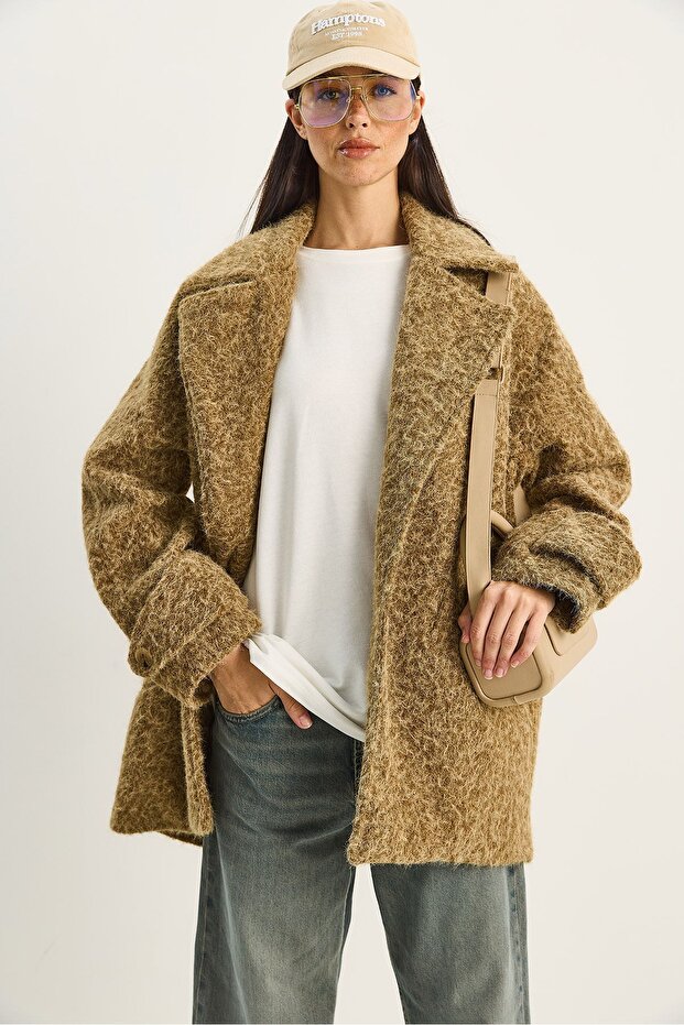 LUCCI Oversize Textured Jacket - 3