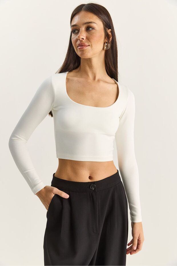 Top scurt LUCCI Basic - 4