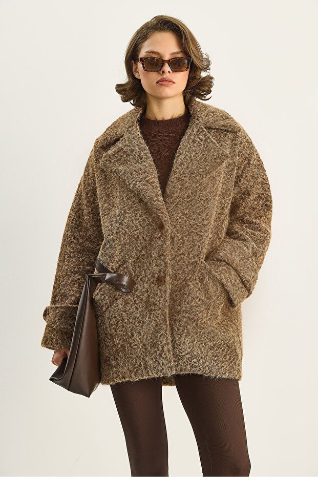 LUCCI Oversize Textured Jacket - 5