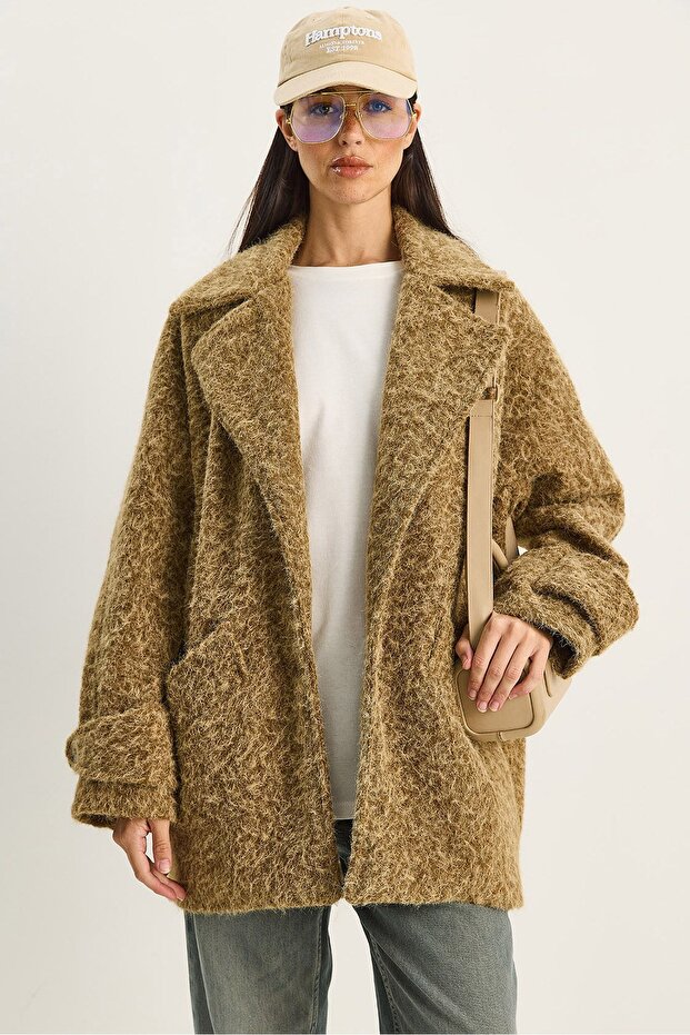 LUCCI Oversize Textured Jacket - 1