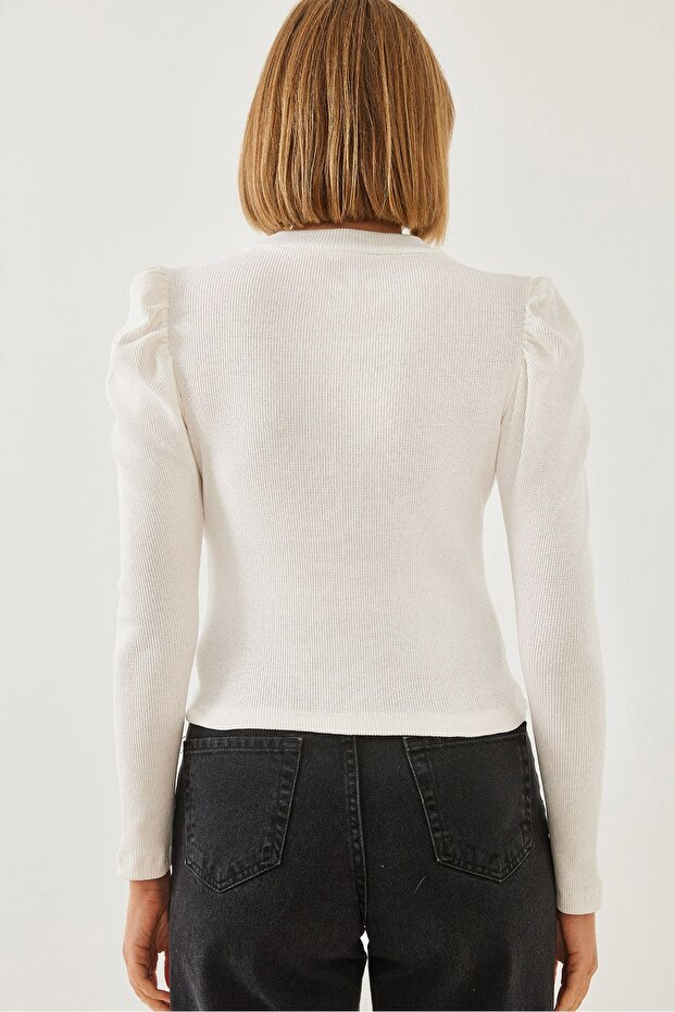 LUCCI Drape Detailed Basic Top - 6