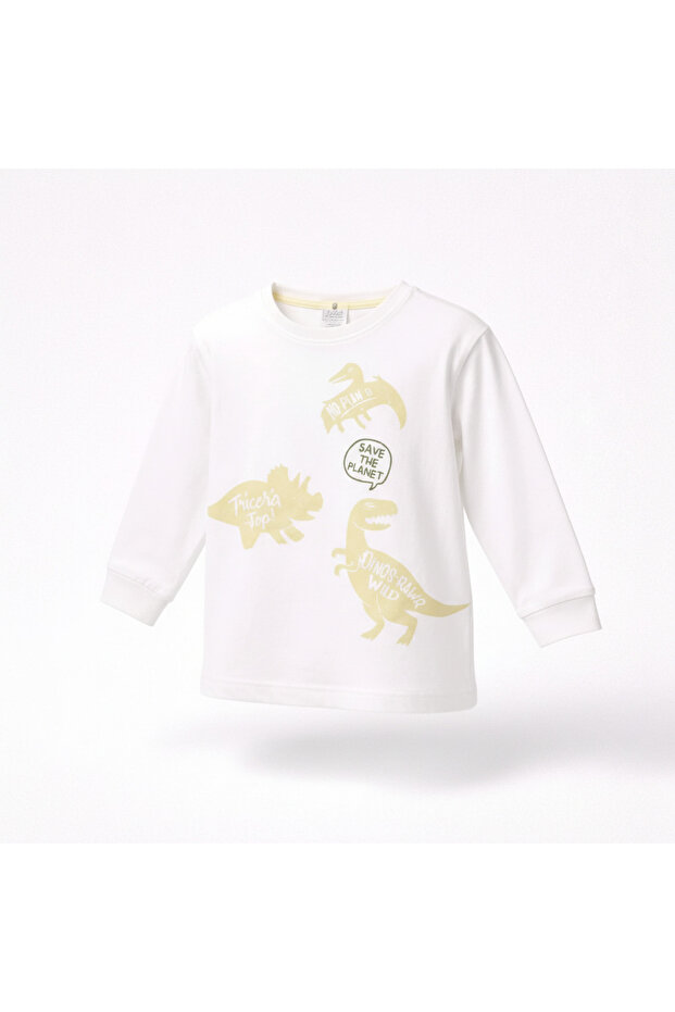 Bluza cu guler rotund - 1