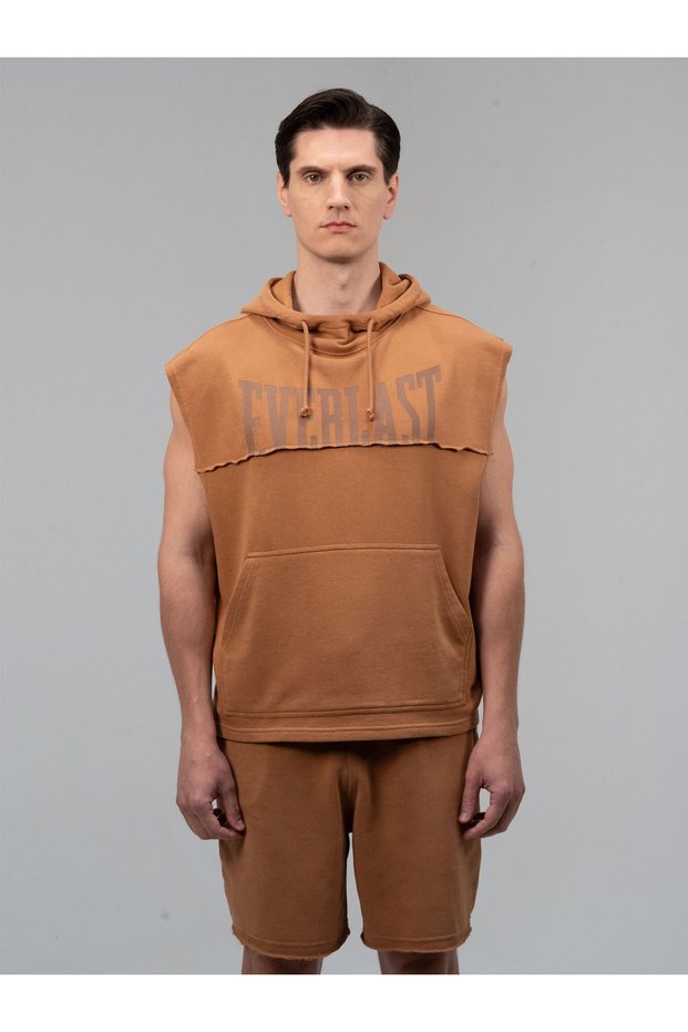 Boxing Heritage Oversize Mustard Men's Sleeveless Sweatshirt