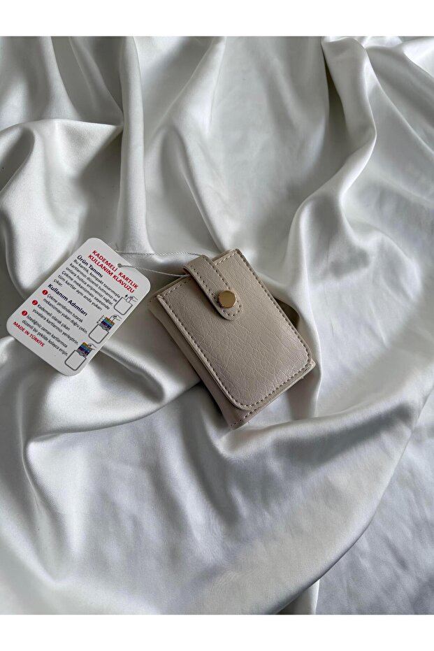 Wallet Model Cüzdan 7 Krem - 4